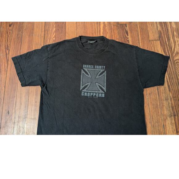 Vintage Orange County Choppers Black Mens Large T-Shirt - Picture 4 of 8